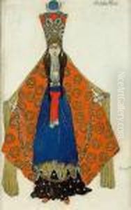 Projet De Costume Pour "le Martyre De Saint-sebastien" by Leon Samoilovitch Bakst