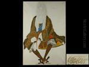 Entwurf Fur Ein Theaterkleid by Leon Samoilovitch Bakst