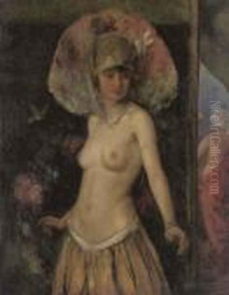 A Dancer In Costume - view 1