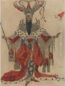 Costume Design For Alexis Boulgakov As Potiphar In by Leon Samoilovitch Bakst