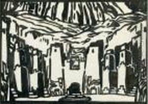 Projet De Decor by Leon Samoilovitch Bakst