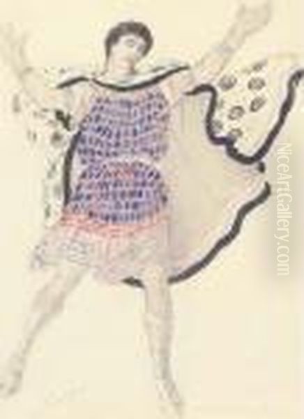 A Costume Design For Hippolyte - view 1