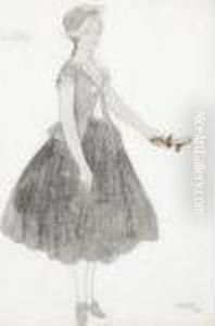 Costume Design For Cinderella by Leon Samoilovitch Bakst