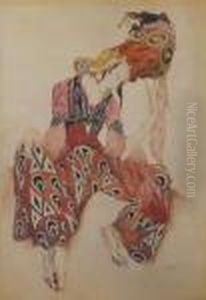 Orientalischer Tanzer by Leon Samoilovitch Bakst