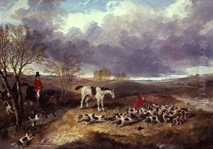 The Cambridgeshire Hunt: the Death by John Frederick Herring Snr