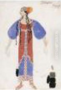 Costume Design For The Shepherdess In 'daphnis And Chloe' (1912) Costume Design For The Shepherdess In 'daphnis And Chloe' (1912)