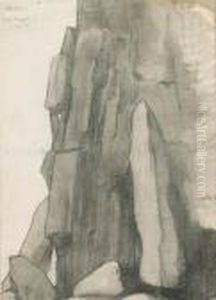 Stage Design For Mephisto: The Rockface by Leon Samoilovitch Bakst