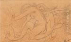 The Merman And Mermaid At Play