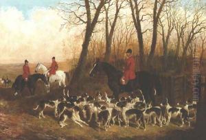 Foxhunting, The Meet by John Frederick Herring Snr