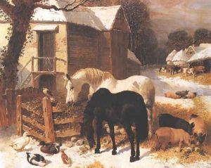 The Barnyard In Winter