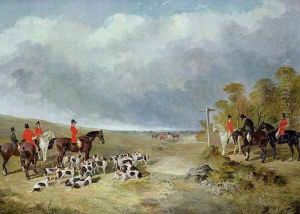 The Cambridgeshire Hunt: The Meet near Foxton by John Frederick Herring Snr