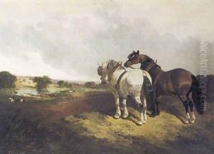 The New Team 1852 by John Frederick Herring Snr