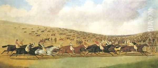 Finish Of The Derby 1835 - view 1