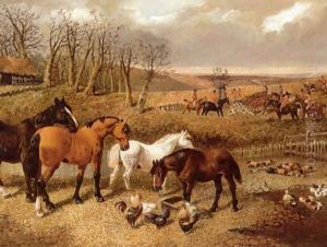Foxhunting, End of the Hunt by John Frederick Herring Snr