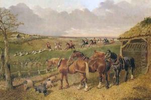 On The Scent by John Frederick Herring Snr