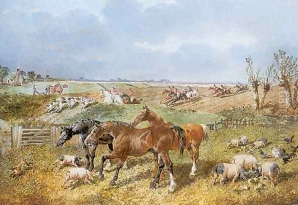 Hunters Poultry Pigs and a Fox with Hunt Beyond - view 1
