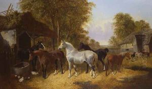 Farmyard Friends 3 by John Frederick Herring Snr