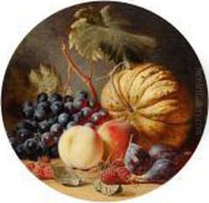 Still Life Of Fruit by Charles Thomas Bale