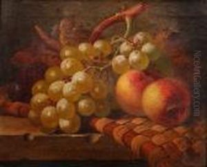 Still Life Of Fruit by Charles Thomas Bale
