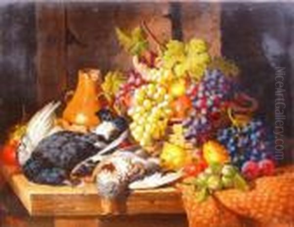 Still Life With Basket Of Fruit And Game - view 1