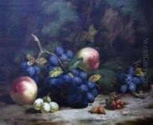 Fruit On A Mossy Bank