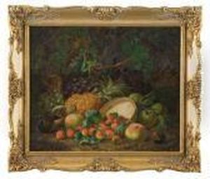 Still Life With Summer Fruits by Charles Thomas Bale