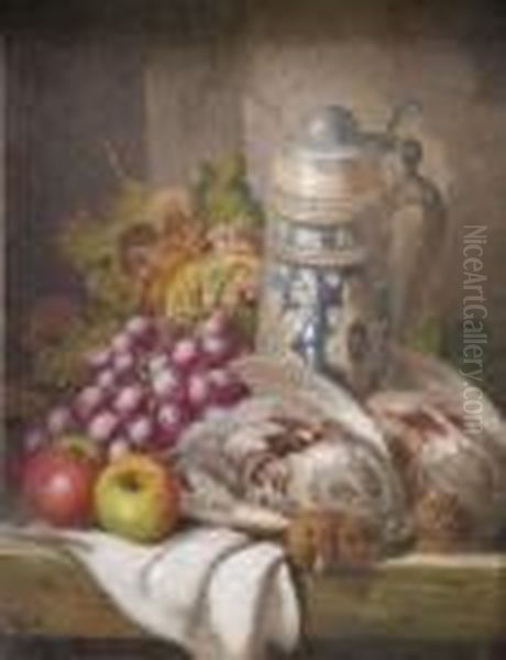 'a Still Life With Grapes - view 1
