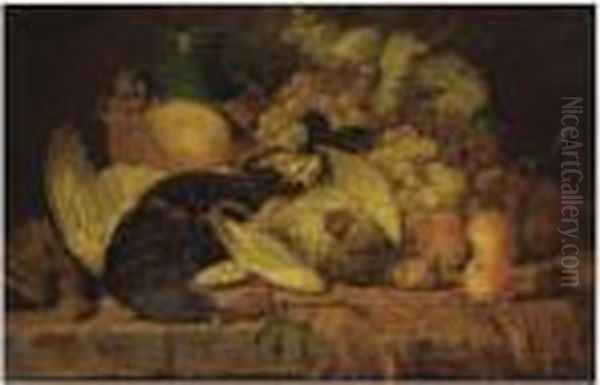 Still Life With Fruit And Fowl - view 1