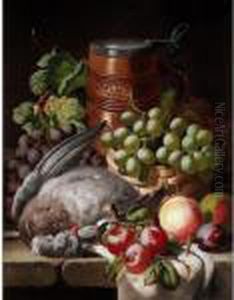 Still Life With Fruit And Game by Charles Thomas Bale