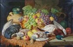 Still Life Of Fruit And Dead Game by Charles Thomas Bale