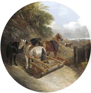 A plough team by John Frederick Herring Snr