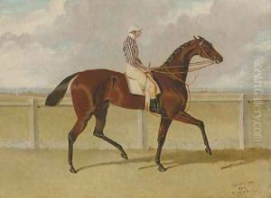 Chorister, with jockey up, at Six Mile Bottom by John Frederick Herring Snr