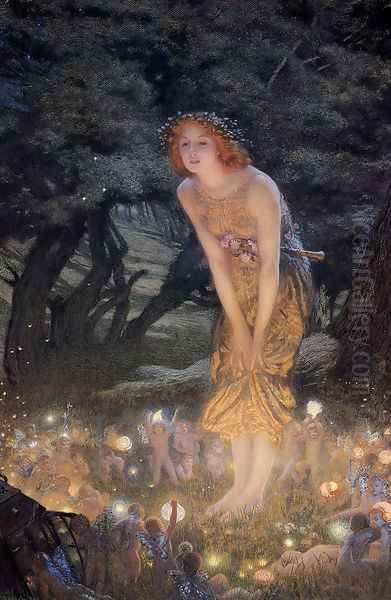 Midsummer Eve by Edward Robert Hughes R.W.S.