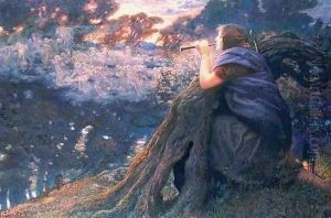 Twilight Fantasy by Edward Robert Hughes R.W.S.
