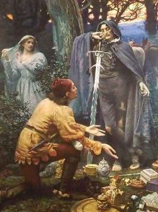 Bertuccios Bride by Edward Robert Hughes R.W.S.
