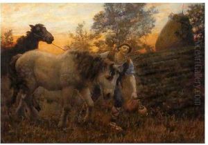 Returning Home by Edward Robert Hughes R.W.S.