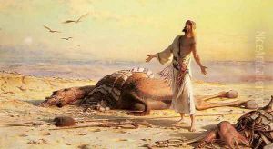 Shipwreck in the Desert by Carl Haag