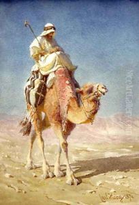 A Bedaween on a Camels Back by Carl Haag