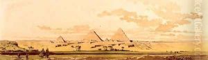 The Pyramids of Giza by Carl Haag