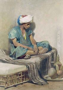 A Himali or water seller by Carl Haag