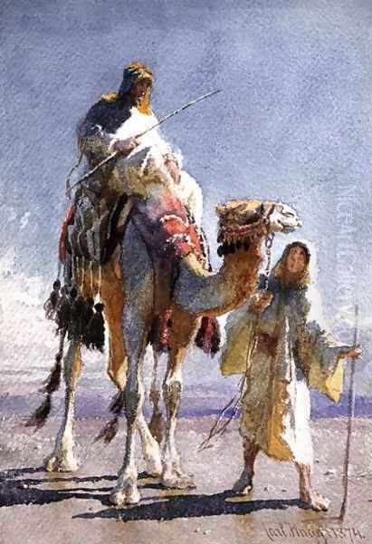 The Shaik and his Guide - view 1