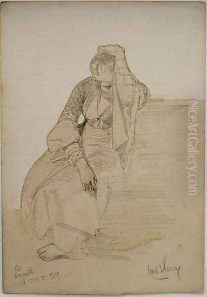 Study of a seated lady Nazareth - view 1