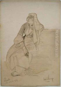 Study of a seated lady Nazareth Study of a seated lady Nazareth