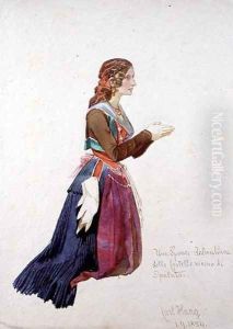 A Dalmatian Lady of the Castelle Vicino in Split A Dalmatian Lady of the Castelle Vicino in Split