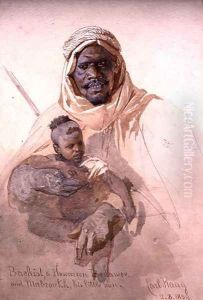 Bachist a Howazeen Bedawee and Mabzookh his little Son Bachist a Howazeen Bedawee and Mabzookh his little Son