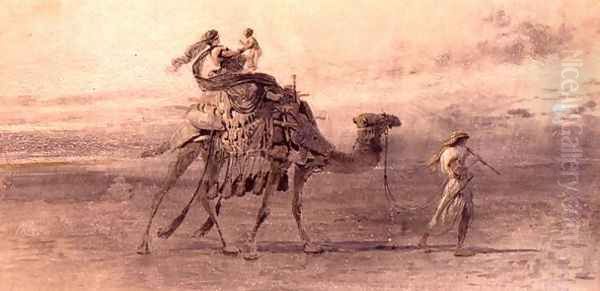 Travelling in the desert - view 1