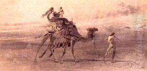 Travelling in the desert by Carl Haag