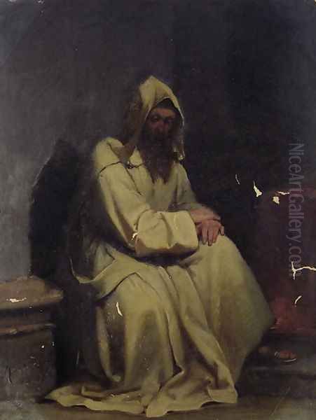 Portrait of a Monk Seated - view 1