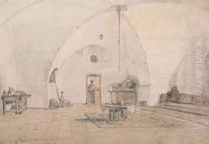 An interior on Tiberias by Carl Haag