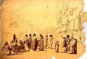 The Wailing Wall by Carl Haag